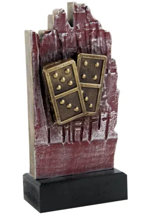 Stück Domino mit Holzständer