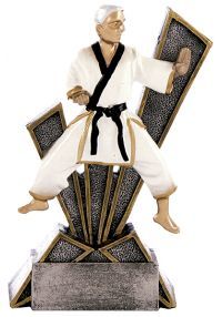 Trofeo de Judo con figura decorativa