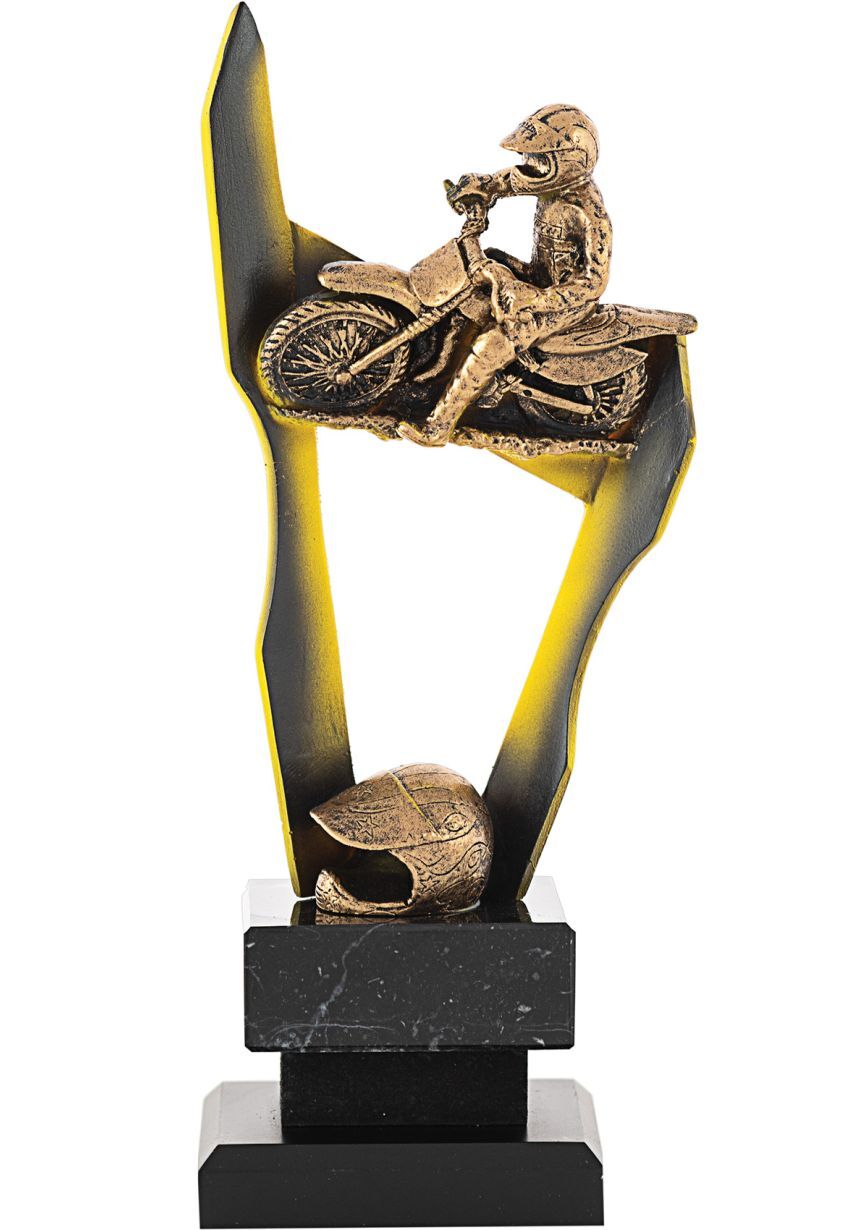 Trofeo de motos doble