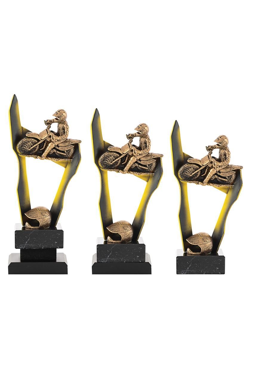 Trofeo de motos doble