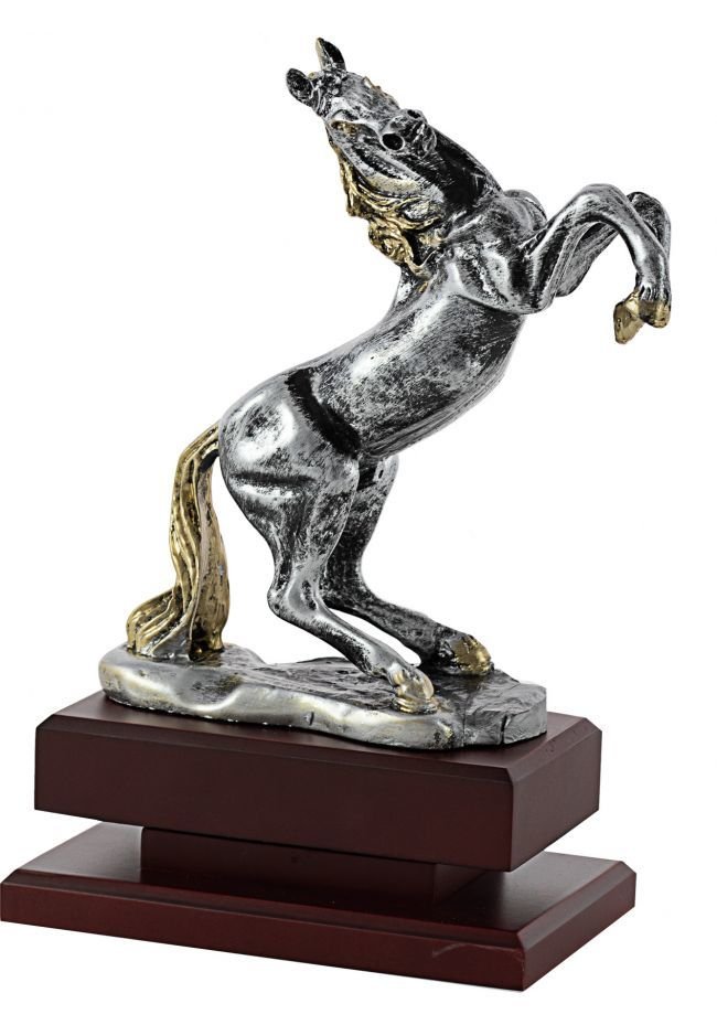 Trofeo de caballo con figura