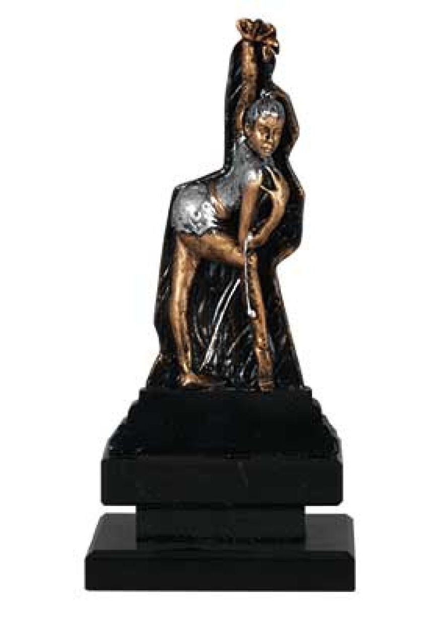 Figura de gimnasta con cinta
