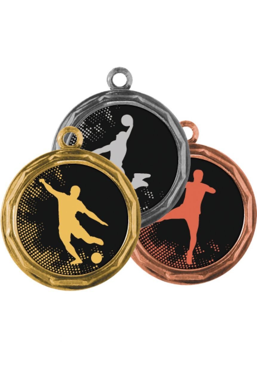 Medalla deportiva de 34mm portadiscos para niños