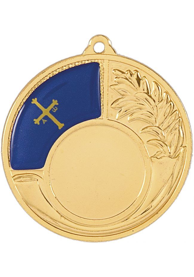 Medaille 50 mm Durchmesser Allegorische Klebstoff Option
