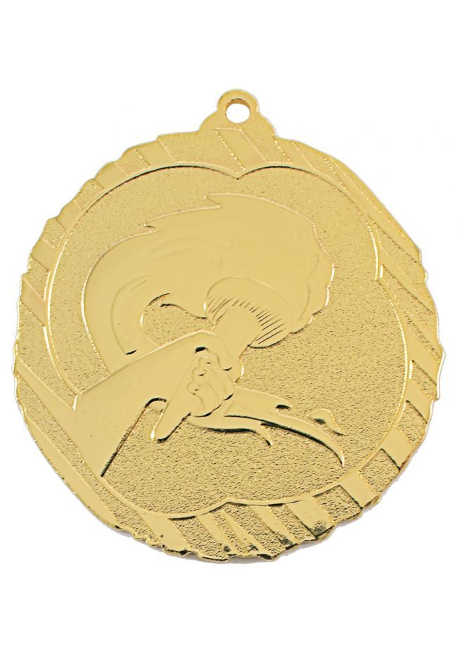 Medalla alegórica en relieve alto 