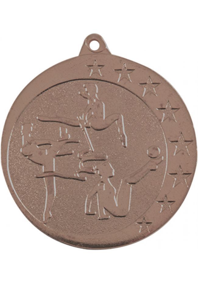 Medalla de gimnasia en relieve alto CO2