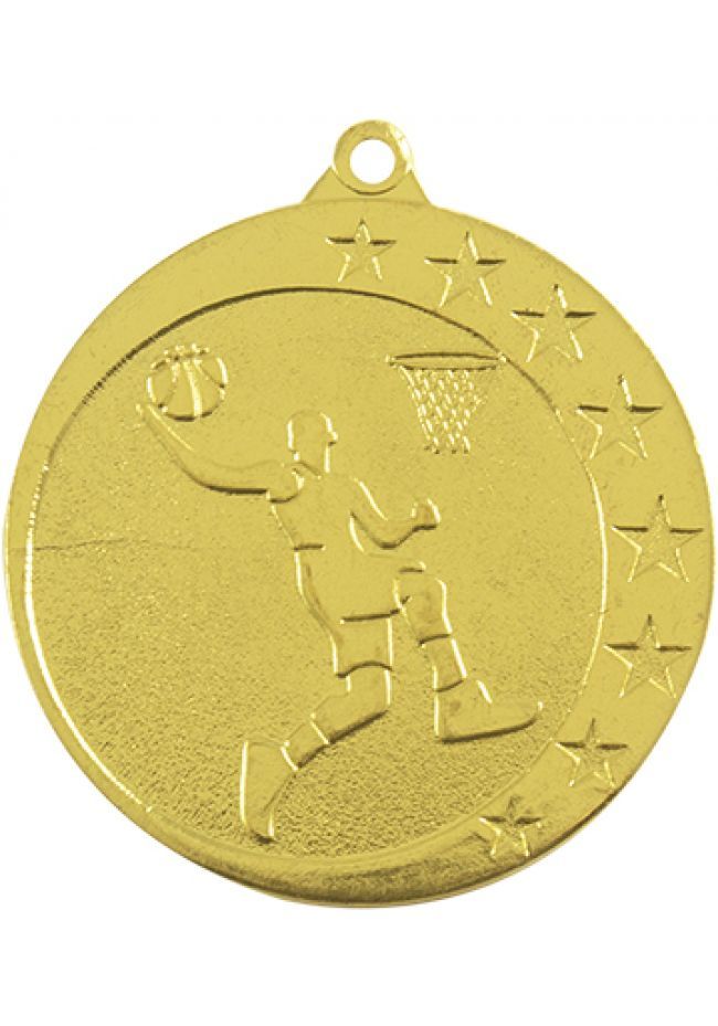 Medalla de baloncesto en relieve alto CO2