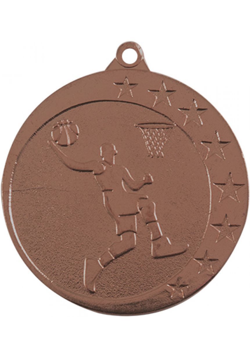 Medalla de baloncesto en relieve alto CO2