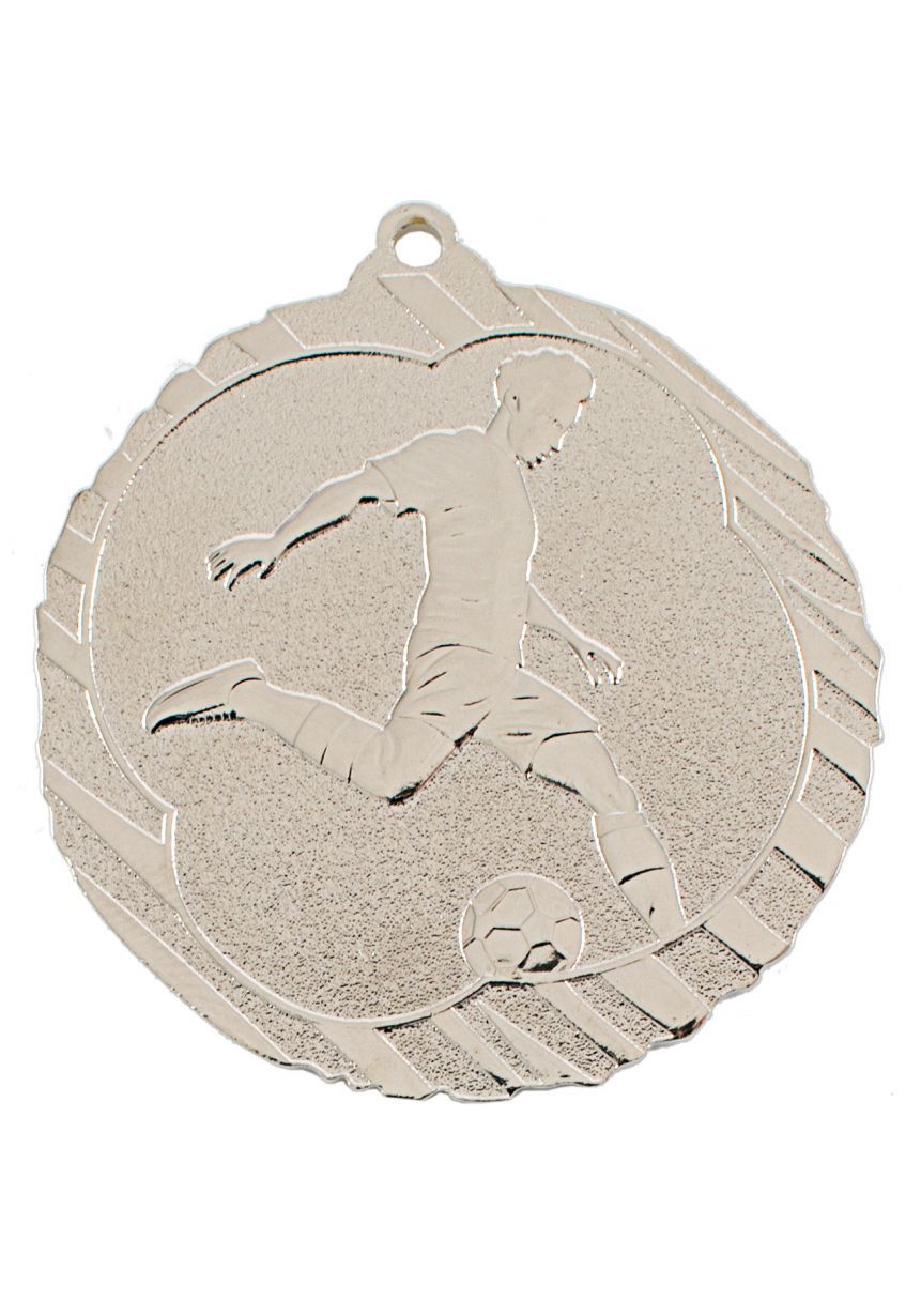 Football medal in high relief CO2