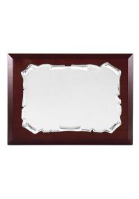Rolled plate edges parchment commercial tribute silver
