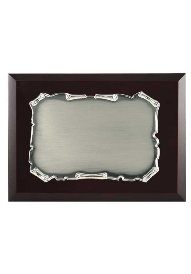Placa de homenaje comercial pergamino metal oscurecido Placa de homenaje comercial pergamino metal oscurecido