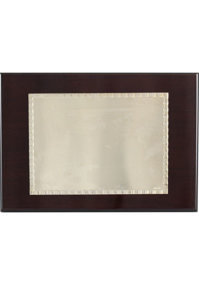 Placa de homenaje rectangular marco labrado Placa de homenaje rectangular marco labrado