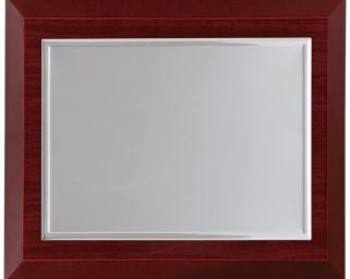 Placa de homenaje comercial rectangular de aluminio biselado