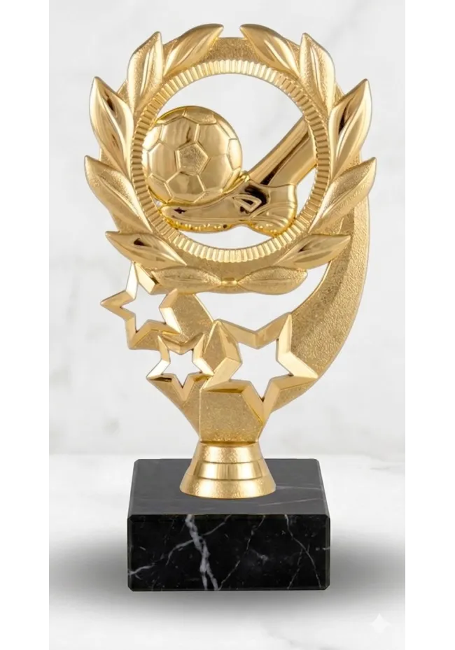 Trofeo alegórico fútbol