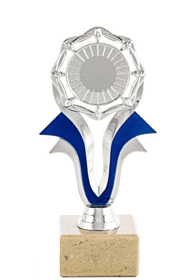 Trofeo Portadisco Plata/Azul