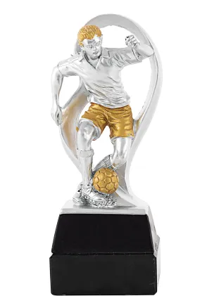 Resin Sporttrophäe Fußball