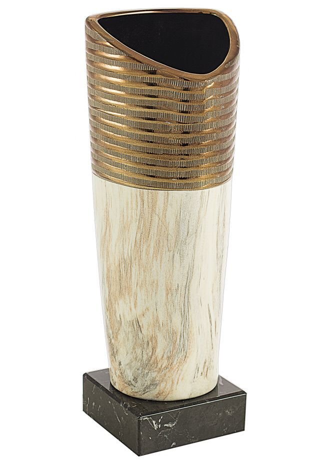 Trofeo copa jarrón porcelana plata