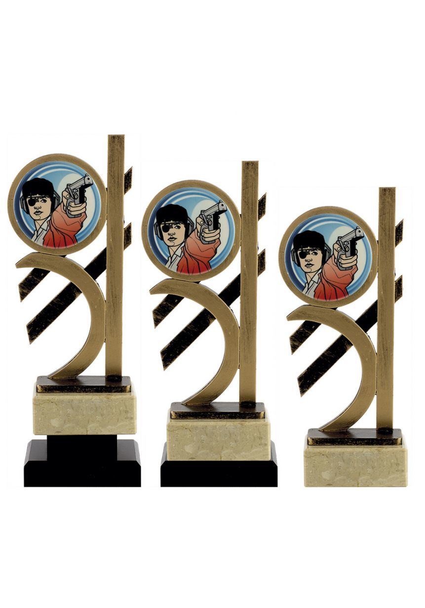Trofeo deportivo dorado