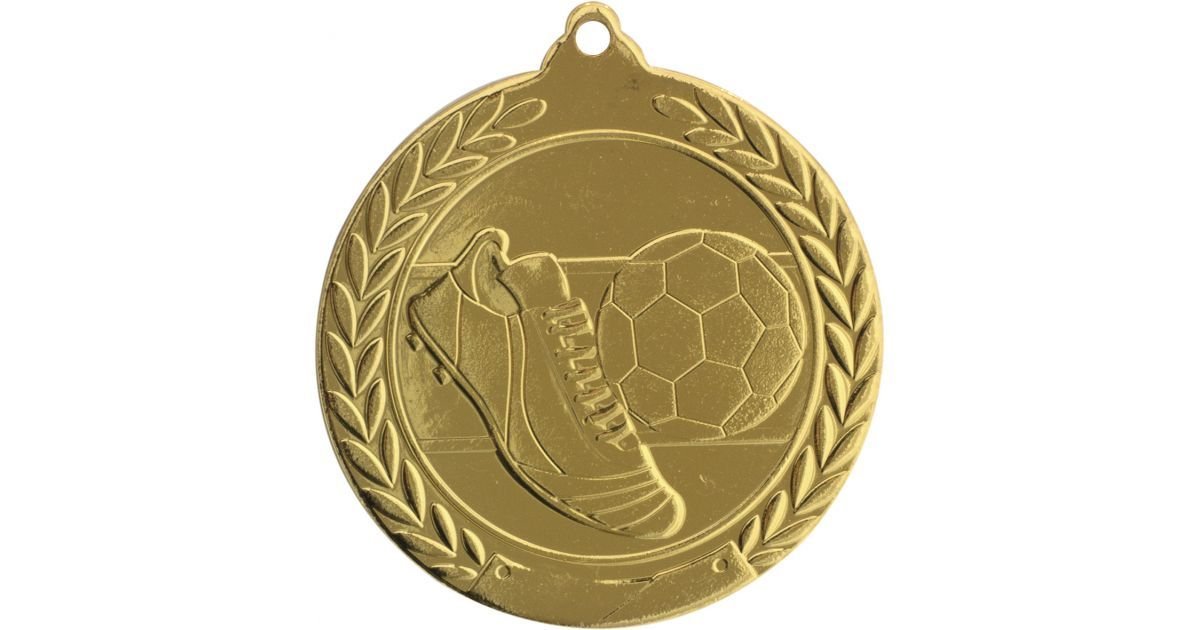 10 Medaglie Man Of The Match – Oro Con Nastri Rossi E Blu – Per Calcio E Sport Di Squadra - Foto 3