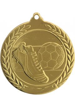 Médaille de football en relief 50 mm Thumb