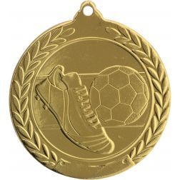 Médaille de football en relief 50 mm