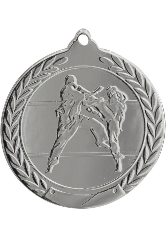 Karate-Medaille geprägt 50 mm