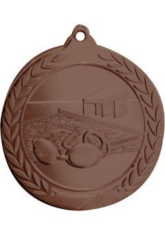 Médaille de natation en relief Thumb