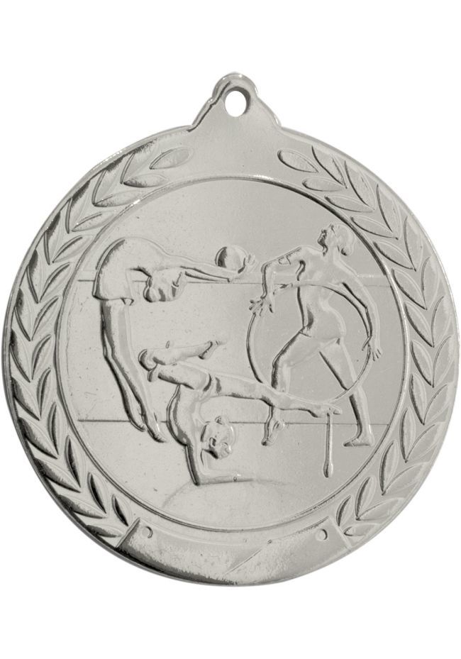 Gymnastik Medaille geprägt 50 mm