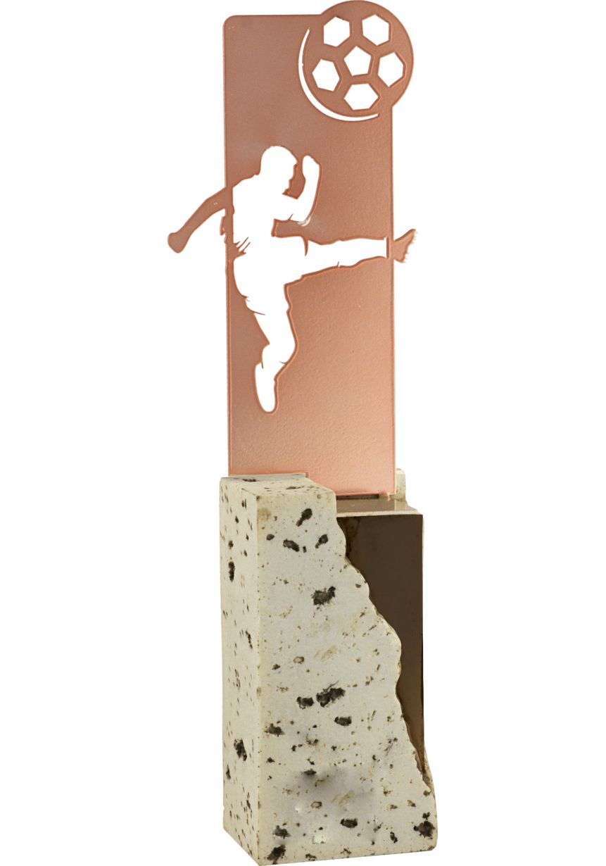 Trofeo metal fútbol