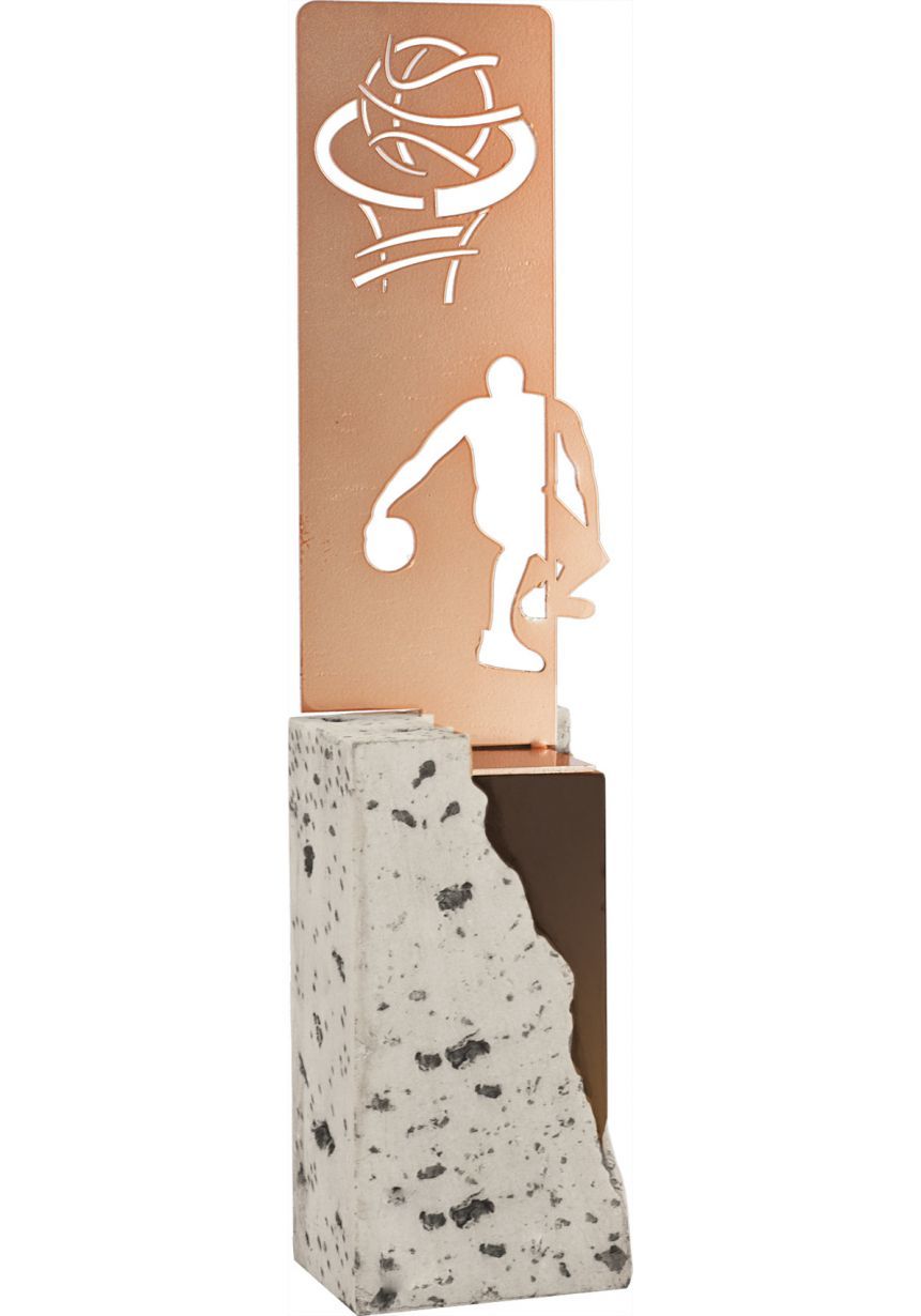 Trofeo metal baloncesto