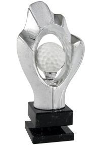 Trofeo pelota golf alegórico