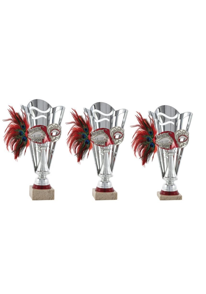 Trophäe Metallmaske