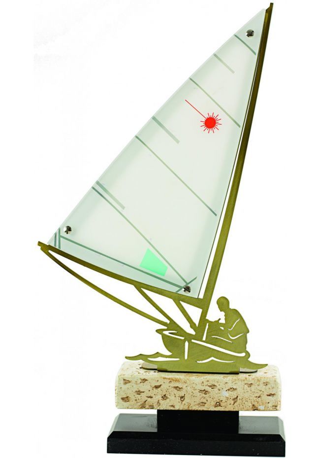 Trofeo metal barco